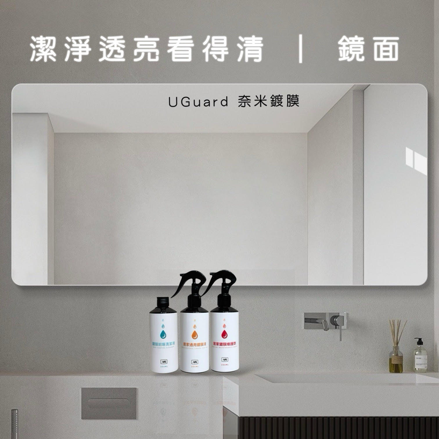 潔淨透亮看得清－奈米鍍膜組｜UGuard 優家